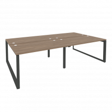 Onix Рабочая станция на О-образном м/к O.MO-D.RS-4.3.8 Дуб Аризона/Металл Антрацит 2760*1635*750