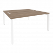 Onix Рабочая станция на П-образном м/к O.MP-D.RS-2.4.8 Дуб Аризона/Металл Белый 1580*1635*750