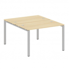 Metal System Рабочая станция на П-образном м/к БП.РАС-СП-2.2 Акация Лорка/Металл Серый 1200*1475*750