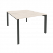 Onix Рабочая станция на П-образном м/к O.MP-D.RS-2.2.7 Денвер Светлый/Металл Антрацит 1180*1475*750