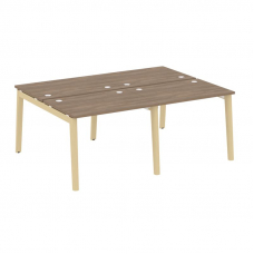 Onix Wood Рабочая станция OW.D.RS-4.1.7 Дуб Аризона/Дуб Светлый/Металл Белый 1960*1475*750