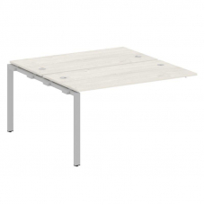 Metal System Проходной элемент рабочей станции на П-образном м/к БП.ПРС-СП-2.3 Дуб Наварра/Металл Се