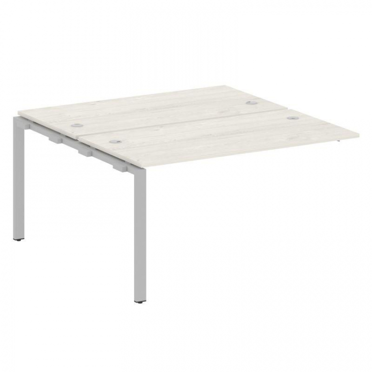 Metal System Проходной элемент рабочей станции на П-образном м/к БП.ПРС-СП-2.3 Дуб Наварра/Металл Се