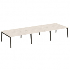 Onix Wood Рабочая станция OW.D.RS-6.4.8 Денвер Светлый/Дуб Темный/Металл Антрацит 4740*1635*750