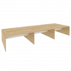 Onix Рабочая станция O.D.RS-6.4.8 Тиквуд Светлый/Белый Бриллиант 4740*1635*750