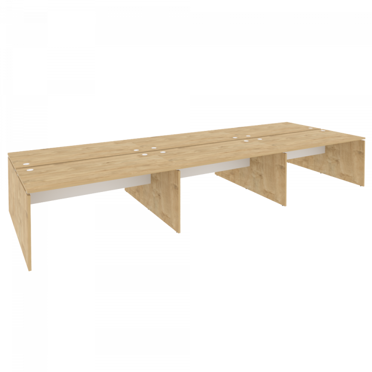 Onix Рабочая станция O.D.RS-6.4.8 Тиквуд Светлый/Белый Бриллиант 4740*1635*750