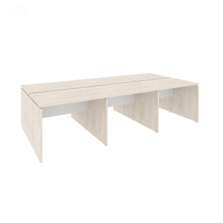 Onix Рабочая станция O.D.RS-6.1.7 Денвер Светлый/Белый Бриллиант 2940*1475*750