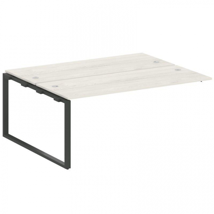 Metal System Проходной элемент рабочей станции на О-образном м/к БО.ПРС-СП-2.5 Дуб Наварра/Металл Ан