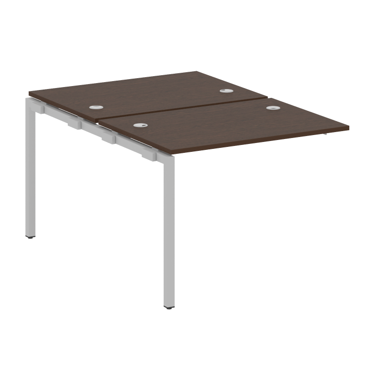 Metal System Quattro Проходной элемент рабочей станции на П-образном м/к 40БП.ПРС-СП-2.1 Венге Цаво/