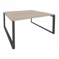 Onix Рабочая станция на О-образном м/к O.MO-D.RS-2.4.8 Дуб Аттик/Металл Антрацит 1580*1635*750