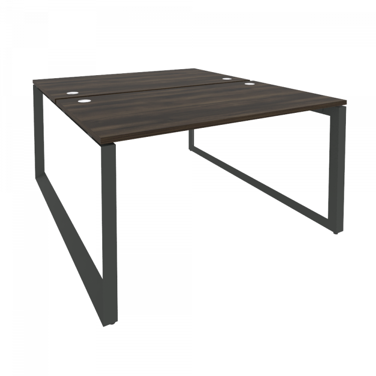 Onix Рабочая станция на О-образном м/к O.MO-D.RS-2.3.8 Дуб Мали/Металл Антрацит 1380*1635*750