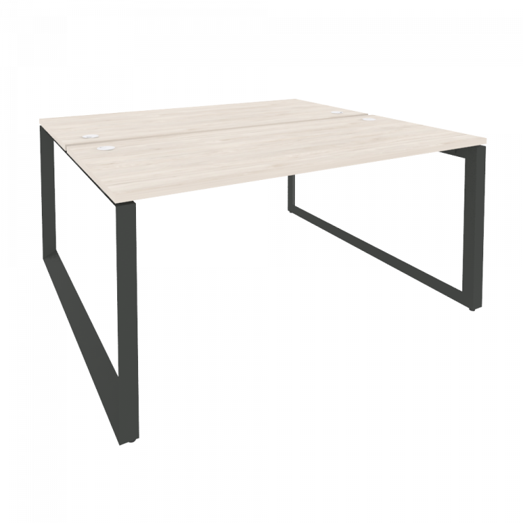 Onix Рабочая станция на О-образном м/к O.MO-D.RS-2.4.7 Денвер Светлый/Металл Антрацит 1580*1475*750