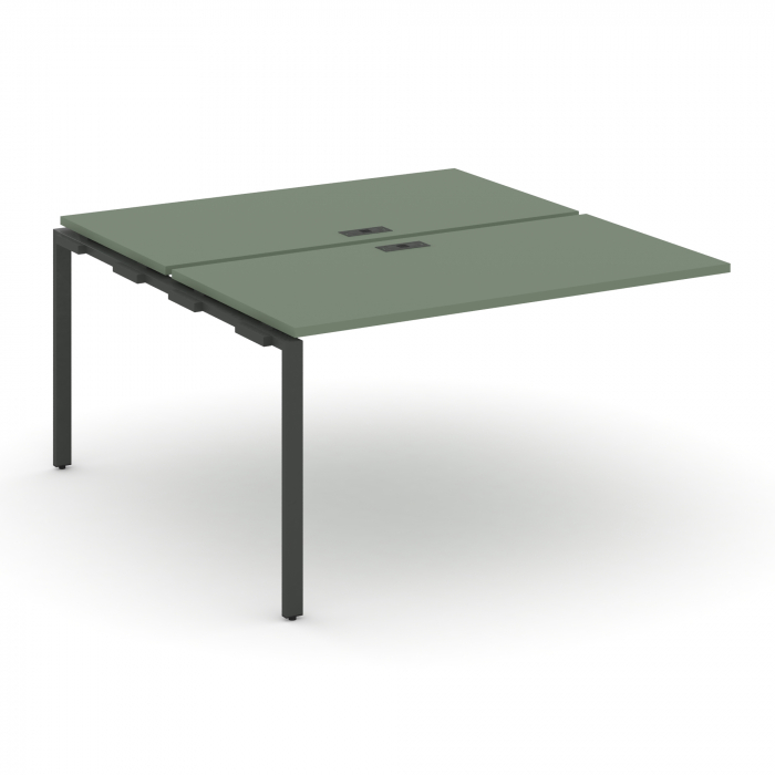 Concept Двойной наборный элемент рабочей станциии CN.DNRS-003 Кобо/Металл Антрацит 1380*1480*750