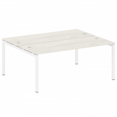 Metal System Quattro Рабочая станция на П-образном м/к 50БП.РАС-СП-2.5 Дуб Наварра/Металл Белый 1800