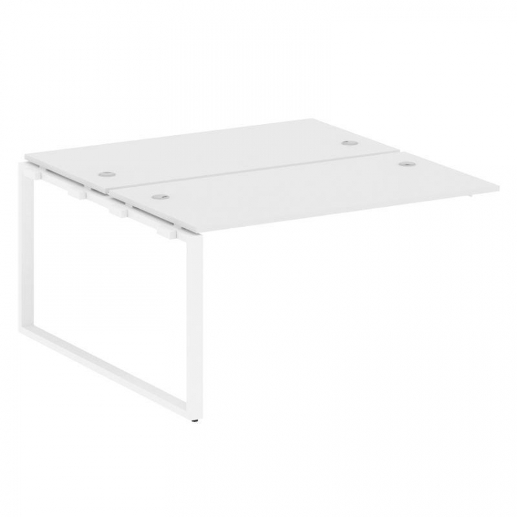 Metal System Проходной элемент рабочей станции на О-образном м/к БО.ПРС-СП-2.3 Белый/Металл Белый 14