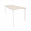 Onix Рабочая станция на П-образном м/к O.MP-D.RS-2.0.8 Денвер Светлый/Металл Белый 780*1635*750