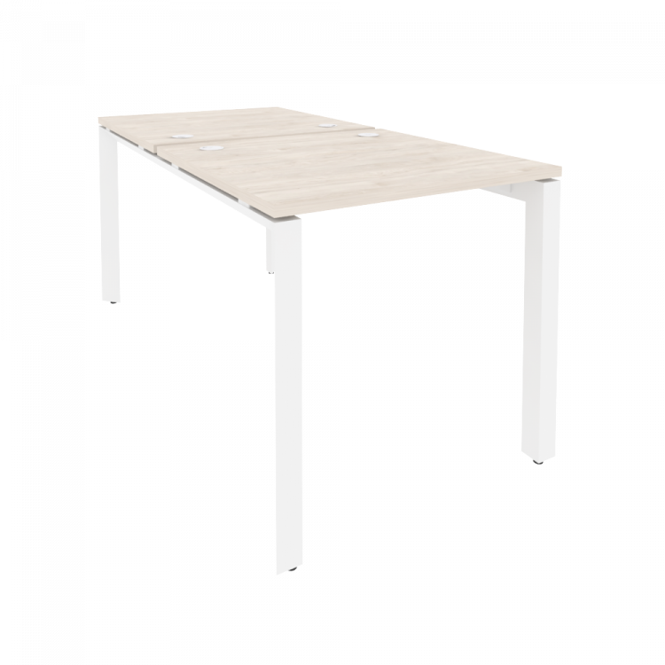 Onix Рабочая станция на П-образном м/к O.MP-D.RS-2.0.8 Денвер Светлый/Металл Белый 780*1635*750