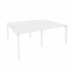 Onix Рабочая станция на П-образном м/к O.MP-D.RS-4.1.8 Белый Бриллиант/Металл Белый 1960*1635*750