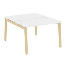 Onix Wood Рабочая станция OW.D.RS-2.2.7 Белый Бриллиант/Дуб Светлый/Металл Белый 1180*1475*750