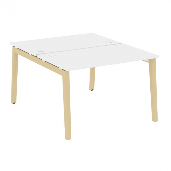 Onix Wood Рабочая станция OW.D.RS-2.2.7 Белый Бриллиант/Дуб Светлый/Металл Белый 1180*1475*750