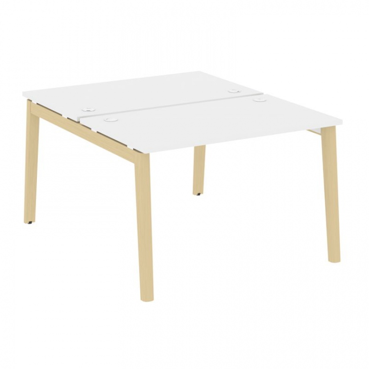 Onix Wood Рабочая станция OW.D.RS-2.2.7 Белый Бриллиант/Дуб Светлый/Металл Белый 1180*1475*750