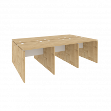 Onix Рабочая станция O.D.RS-6.0.7 Тиквуд Светлый/Белый Бриллиант 2340*1475*750