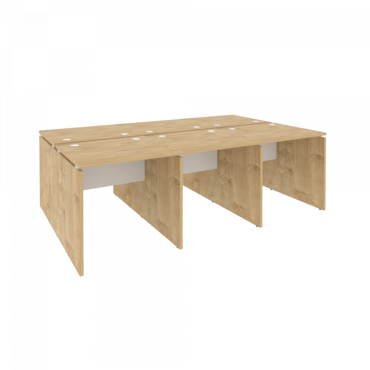 Onix Рабочая станция O.D.RS-6.0.7 Тиквуд Светлый/Белый Бриллиант 2340*1475*750