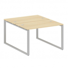 Metal System Рабочая станция на О-образном м/к БО.РАС-СП-2.2 Акация Лорка/Металл Серый 1200*1475*750