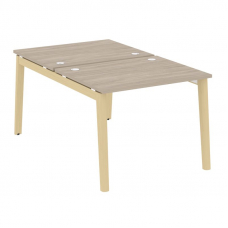 Onix Wood Рабочая станция OW.D.RS-2.1.8 Дуб Аттик/Дуб Светлый/Металл Белый 980*1635*750