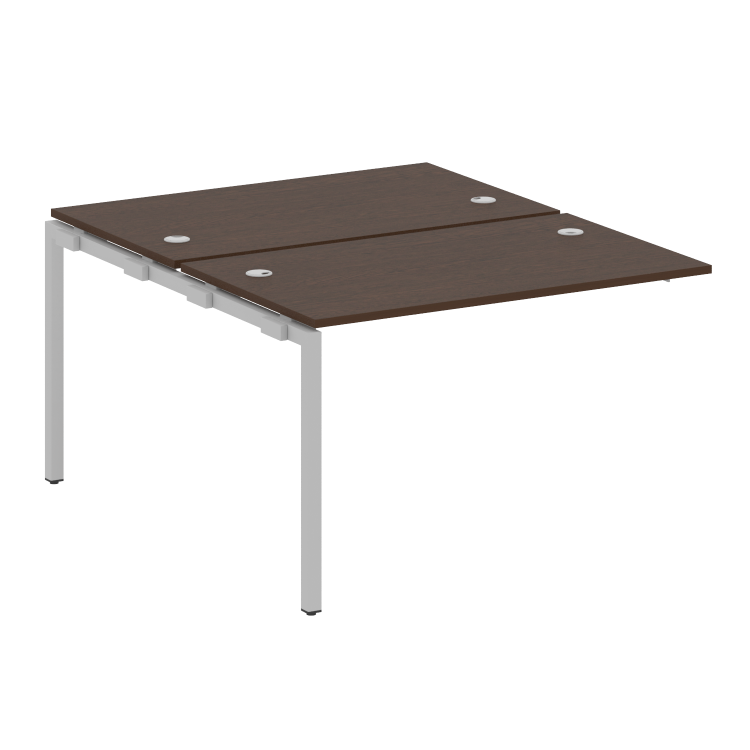 Metal System Quattro Проходной элемент рабочей станции на П-образном м/к 40БП.ПРС-СП-2.2 Венге Цаво/