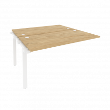Onix Наборный элемент рабочей станции на м/к O.M-2.NRS-3.7 Тиквуд Светлый/Металл Белый 1380*1475*750
