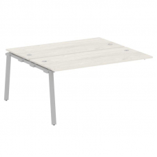 Metal System Проходной элемент рабочей станции на А-образном м/к БА.ПРС-СП-2.4 Дуб Наварра/Металл Се