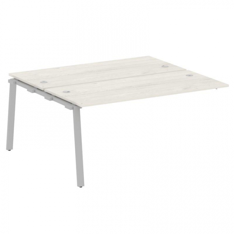 Metal System Проходной элемент рабочей станции на А-образном м/к БА.ПРС-СП-2.4 Дуб Наварра/Металл Се