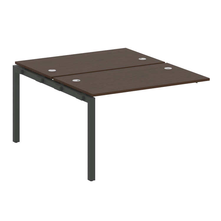 Metal System Quattro Проходной элемент рабочей станции на П-образном м/к 50БП.ПРС-СП-2.2 Венге Цаво/