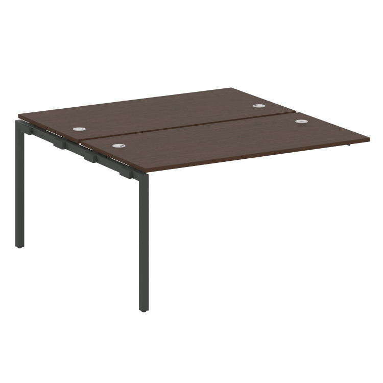 Metal System Quattro Проходной элемент рабочей станции на П-образном м/к 40БП.ПРС-СП-2.3 Венге Цаво/