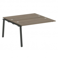 Metal System Проходной элемент рабочей станции на А-образном м/к БА.ПРС-СП-2.3 Вяз Благородный/Метал