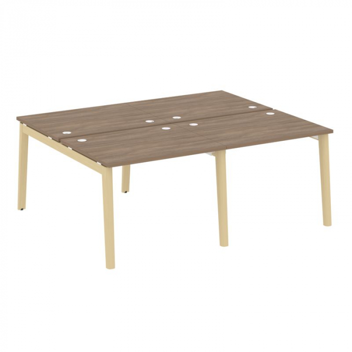 Оникс Вуд Рабочая станция OW.D.RS-4.1.8 Дуб Аризона/Дуб Светлый/Металл Белый 1960*1635*750