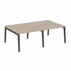 Onix Wood Рабочая станция OW.D.RS-4.2.7 Дуб Аттик/Дуб Темный/Металл Антрацит 2360*1475*750