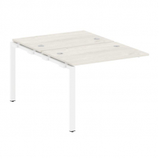 Metal System Проходной элемент рабочей станции на П-образном м/к БП.ПРС-СП-2.1 Дуб Наварра/Металл Бе