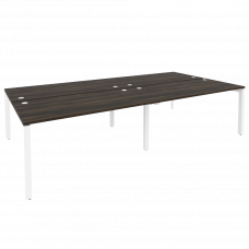 Onix Рабочая станция на П-образном м/к O.MP-D.RS-4.4.8 Дуб Мали/Металл Белый 3160*1635*750
