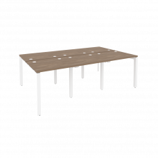 Onix Рабочая станция на П-образном м/к O.MP-D.RS-6.0.7 Дуб Аризона/Металл Белый 2340*1475*750