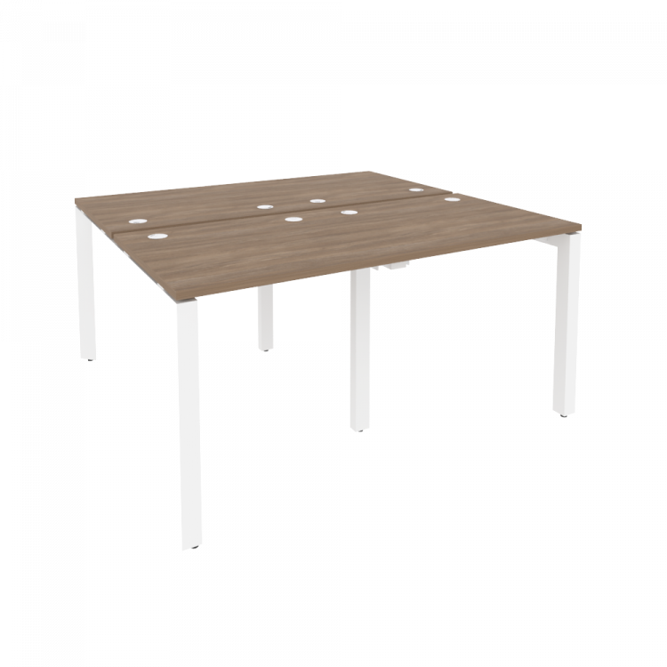 Onix Рабочая станция на П-образном м/к O.MP-D.RS-4.0.7 Дуб Аризона/Металл Белый 1560*1475*750