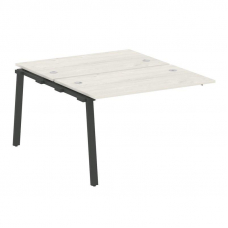 Metal System Проходной элемент рабочей станции на А-образном м/к БА.ПРС-СП-2.2 Дуб Наварра/Металл Ан