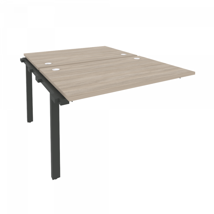 Onix Наборный элемент рабочей станции на м/к O.M-2.NRS-2.8 Дуб Аттик/Металл Антрацит 1180*1635*750