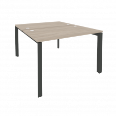 Onix Рабочая станция на П-образном м/к O.MP-D.RS-2.2.7 Дуб Аттик/Металл Антрацит 1180*1475*750