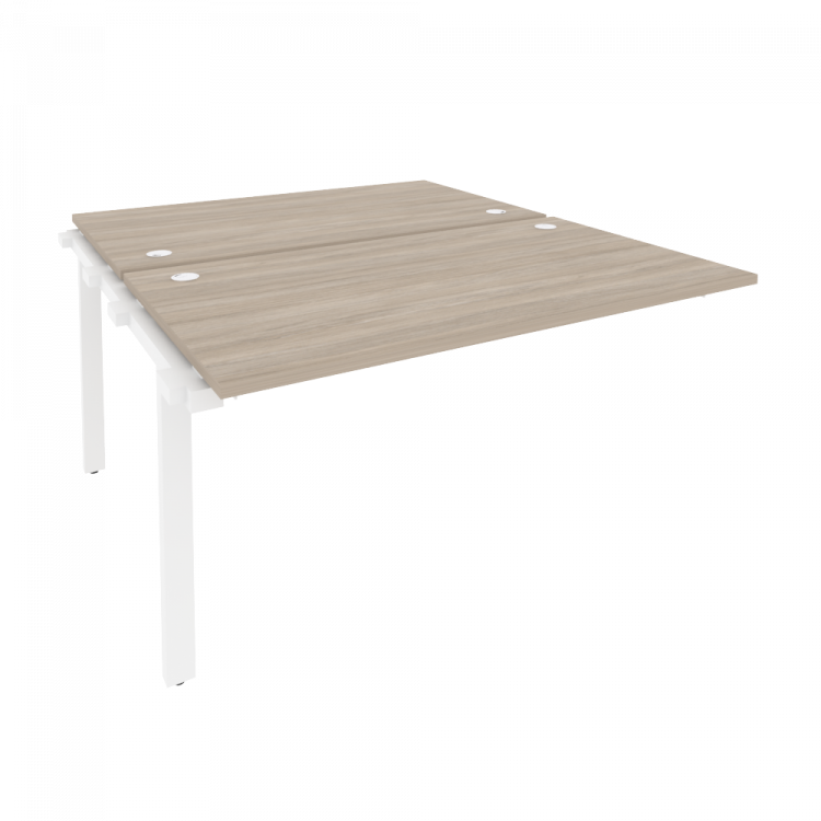 Onix Наборный элемент рабочей станции на м/к O.M-2.NRS-3.8 Дуб Аттик/Металл Белый 1380*1635*750