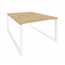 Onix Рабочая станция на О-образном м/к O.MO-D.RS-2.2.8 Тиквуд Светлый/Металл Белый 1180*1635*750