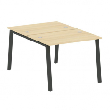 Metal System Рабочая станция на А-образном м/к БА.РАС-СП-2.1 Акация Лорка/Металл Антрацит 1000*1475*