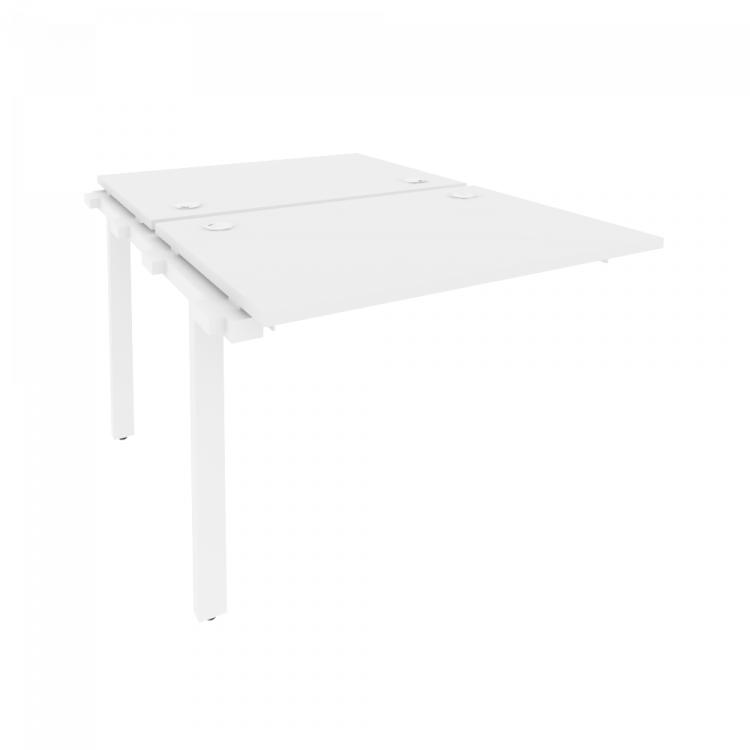 Onix Наборный элемент рабочей станции на м/к O.M-2.NRS-1.7 Белый Бриллиант/Металл Белый 980*1475*750