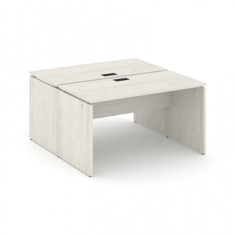 Style Project Рабочая станция 2-х сторон. SN-D.DRS-001 Дуб Наварра/Черная Заглушка 980*1232*750